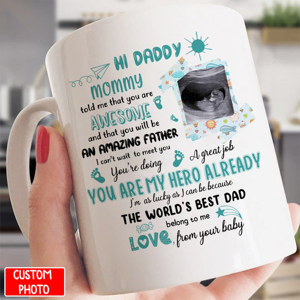 Personalized Gift For Future Daddy You Are My Hero Already PP - AV20107223