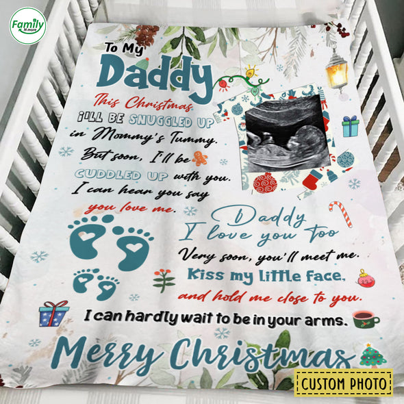 Personalized Gift For Future Daddy I Love You Blanket - PP - AV3110221