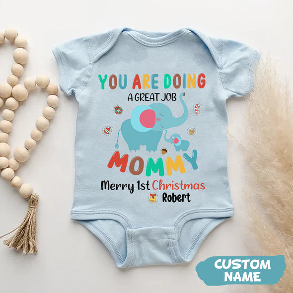 Personalized Gift For Mommy You Are Doing A Great Job Baby Onesie - PP - AV0711228