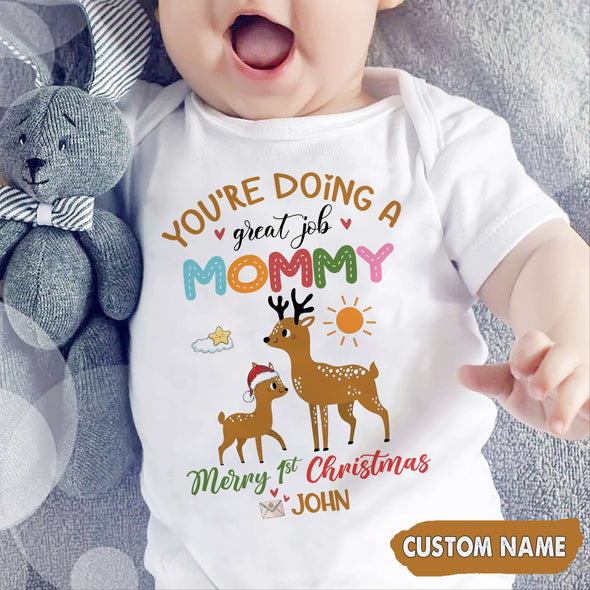 Personalized Gift For Mommy You Are Doing A Great Job Baby Onesie - PP - AV2510223