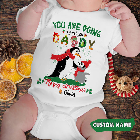 Personalized Gift For Daddy You Are Doing A Great Job Baby Onesie - PP - AV1010222