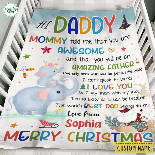 Gift For Daddy Amazing Father Blanket - PP - AV2211225