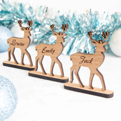 Personalized Wooden Freestanding Reindeer Christmas_NT_130922