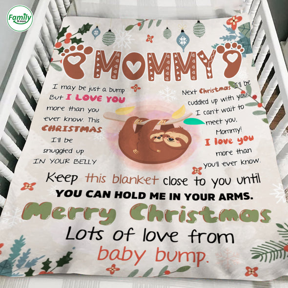 Gift For Future Mommy I Love You Too Blanket - PP - AV1811223