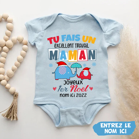 Cadeau Personnalisé Pour Maman Baby Onesie - PP- AV08112214