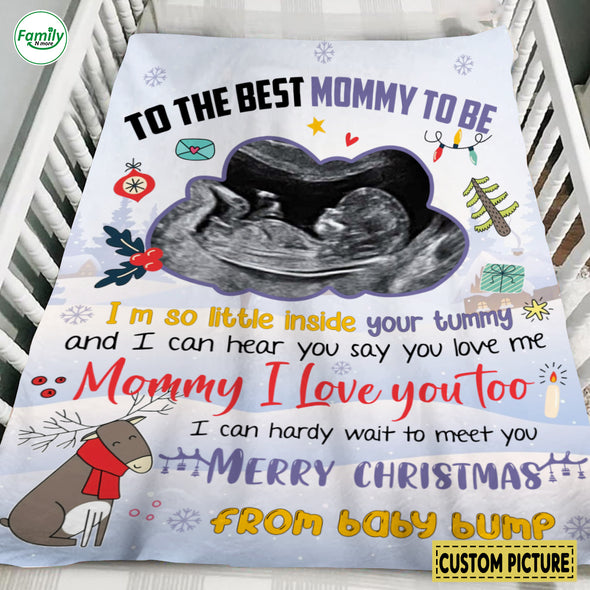 Personalized Gift For Future Mommy I Love You Too Blanket - LP - AV1811221