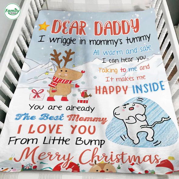 Gift For Future Daddy I Love You Too Blanket - PP - AV2111223