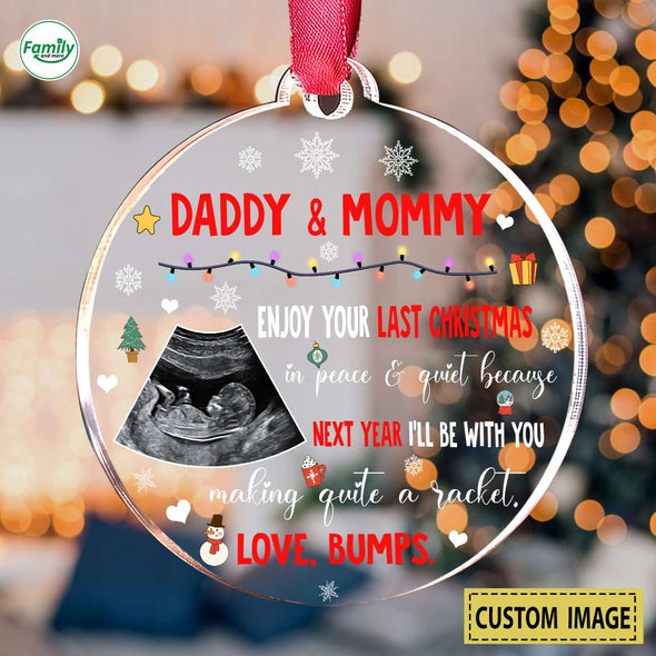 Personalized Gift For Future Mommy Enjoy Your Last Christmas In Peace And Quiet PP - AV2110223