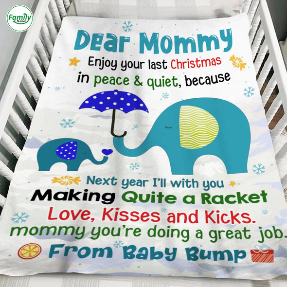 Gift For Mommy Next Year I'll With You Blanket - PP - AV2710221