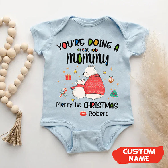 Personalized Gift For Mommy You Are Doing A Great Job Baby Onesie - PP - AV0711226