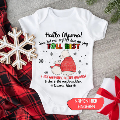 Personalisiertes Geschenk für Mama Baby Onesie - PP - AV2810224