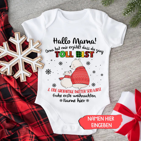 Personalisiertes Geschenk für Mama Baby Onesie - PP - AV2810224