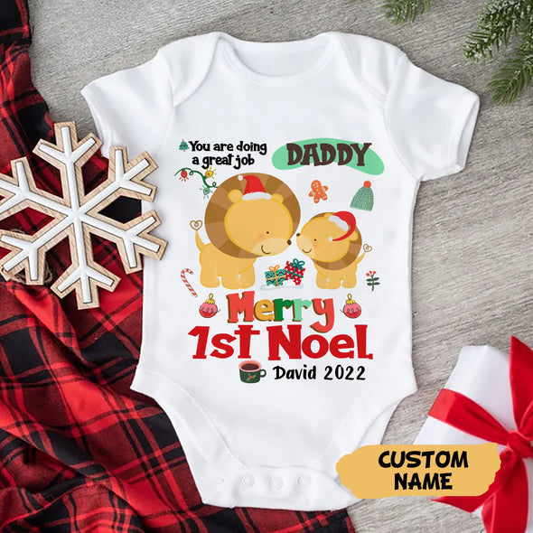 Personalized Gift For Daddy You Are Doing A Great Job Baby Onesie - PP - AV2710224-1