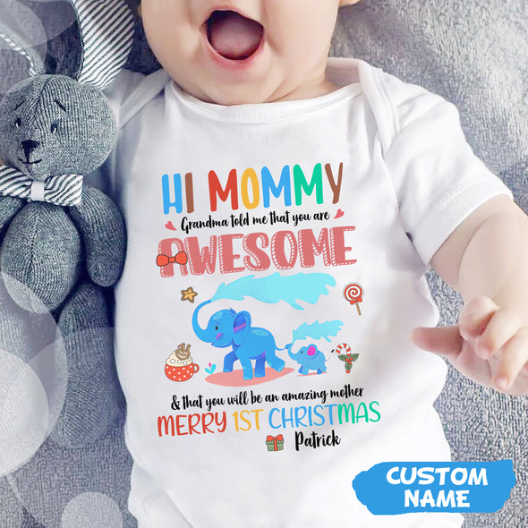 Personalized Gift For Mommy You Are Doing A Great Job Baby Onesie - PP- AV0811221