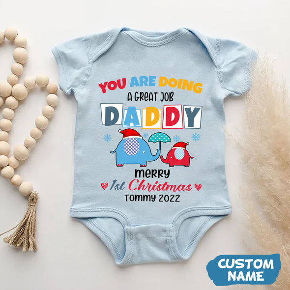 Personalized Gift For Daddy You Are Doing A Great Job Baby Onesie - PP - AV2411228