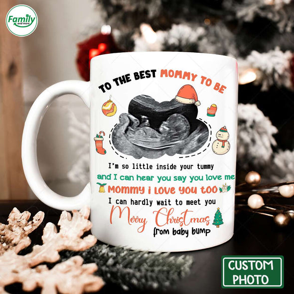 Personalized Gift For Future Mommy I Can Hardly Wait To Meet You Mug PP - AV0710223