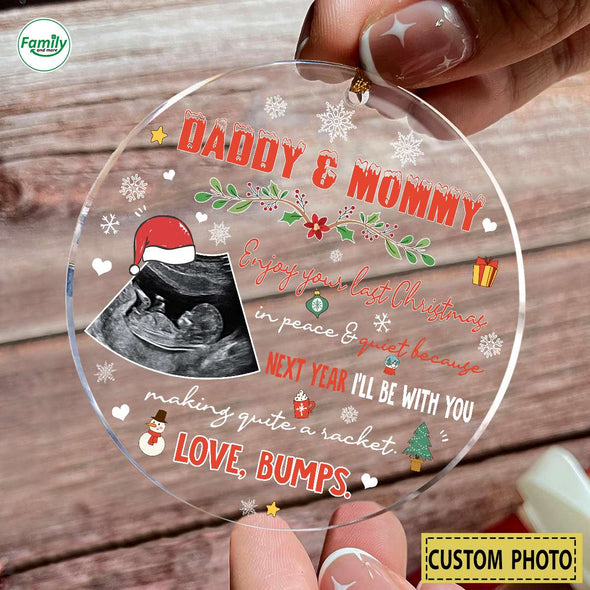 Personalized Gift For Future Mommy And Daddy Enjoy Your Last Christmas In Peace And Quiet PP - AV09112215