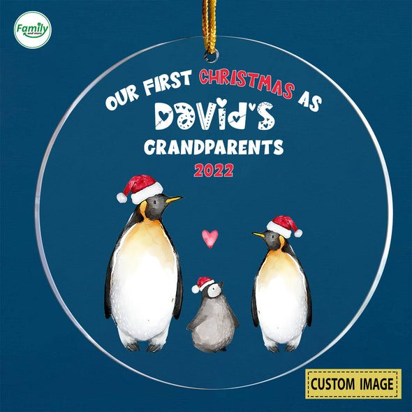 Personalized Gift For Grandparents Our First Christmas Ornament_PP_AV3110222