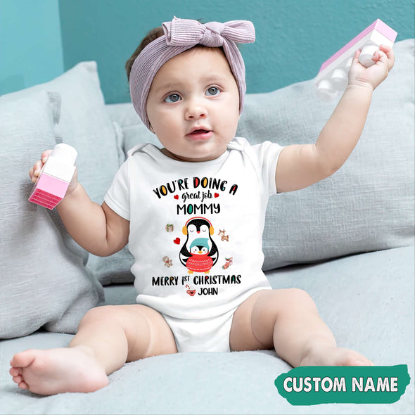 Personalized Gift For Mommy You Are Doing A Great Job Baby Onesie - PP - AV2410223