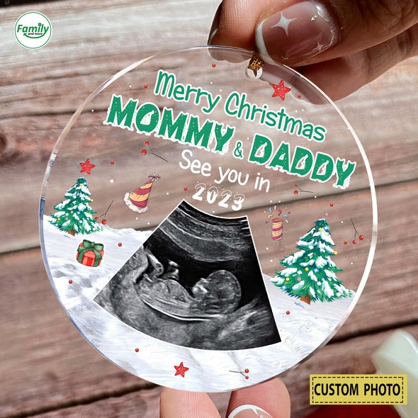 Personalized Gift For Future Mommy & Daddy See You In 2023 Ornament_PP_AV0811226