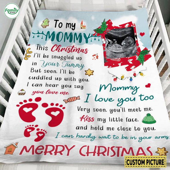 Personalized Gift For Future Mommy I Love You Too Blanket - PP - AV1711226