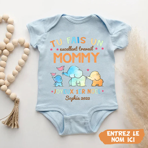 Cadeau Personnalisé Pour Maman Baby Onesie - PP - AV0811211