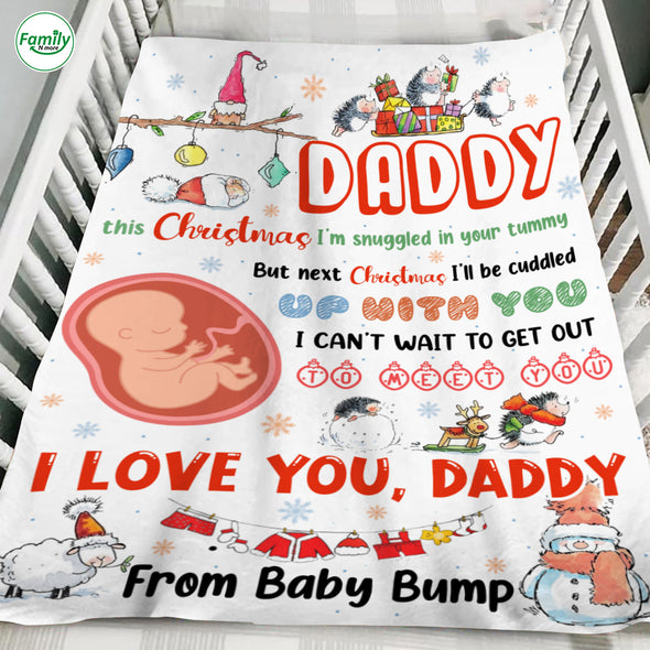 Gift For Future Daddy I Love You Blanket - PP - AV2510222