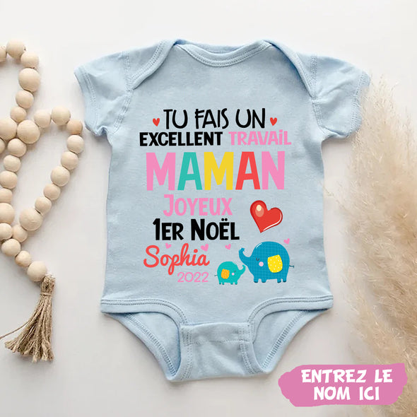 Cadeau Personnalisé Pour Maman Baby Onesie - PP - AV0911222