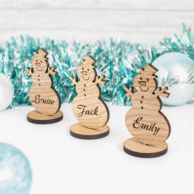 Personalized Wooden Freestanding Snowman Christmas_NT_1209221