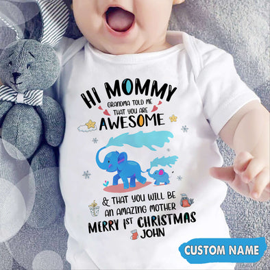 Personalized Gift For Mommy You Will Be An Amazing Mother Baby Onesie - PP - AV2410224