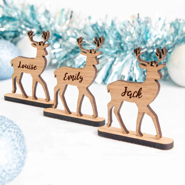 Personalized Wooden Freestanding Reindeer Christmas_NT_130922