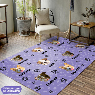 Custom Photo Area Rug For Pet Lovers Home Decor Area Rug PP - AV2212223