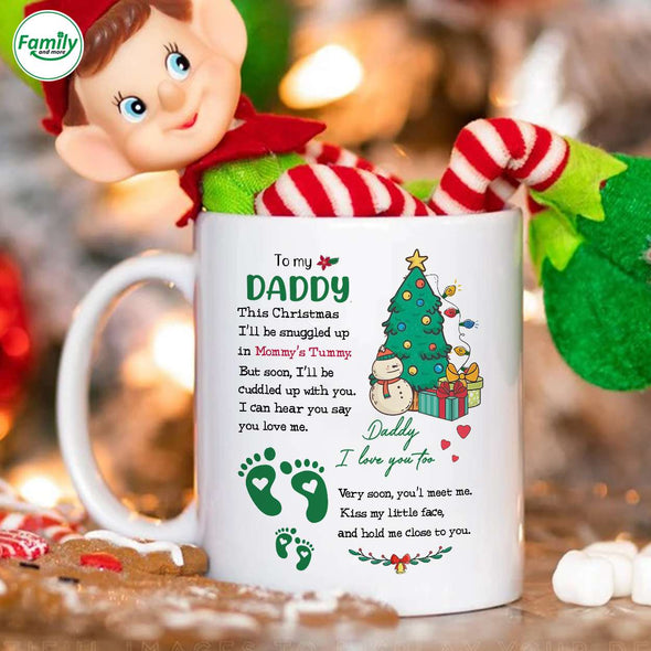 Personalized Gift For Future Daddy I Can Hear You Say You Love Me Mug PP - AV0710222