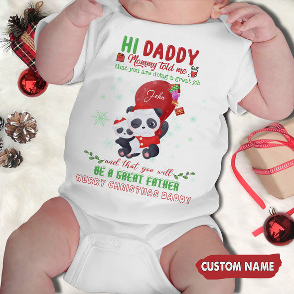 Personalized Gift For Daddy You Will Be A Great Father Baby Onesie - PP - AV0310224