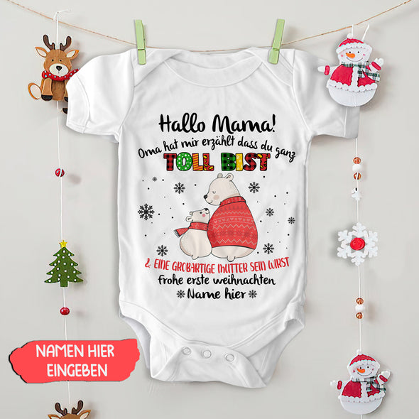 Personalisiertes Geschenk für Mama Baby Onesie - PP - AV2810224