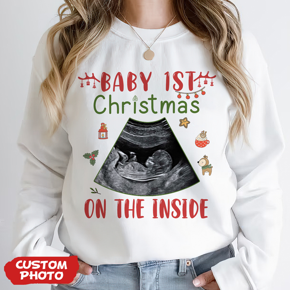 Personalized Gift For Future Mommy Baby 1st Christmas T-shirt, Hoodie, Sweatshirt PP-AV1711223