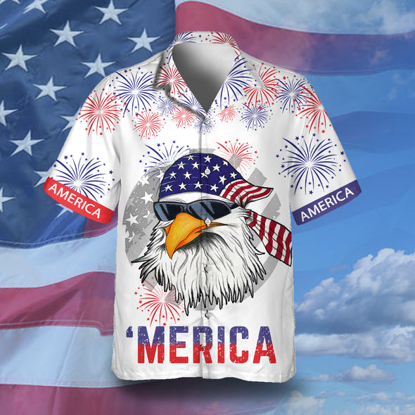 Eagle Merica Hawaiian Shirt - NT - AV1006222