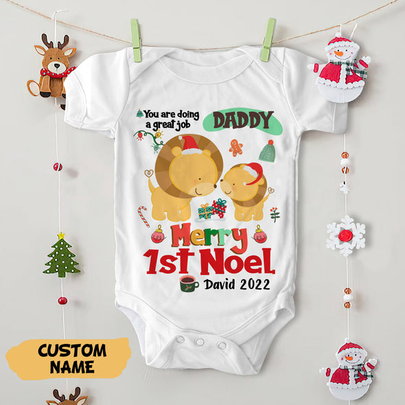 Personalized Gift For Daddy You Are Doing A Great Job Baby Onesie - PP - AV2710224-1