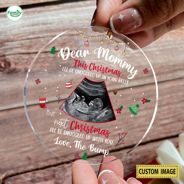 Personalized Gift For Future Mommy I'll Be Snuggled Up With You Ornament PP - AV1710221