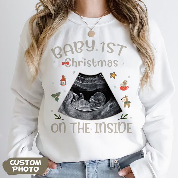Personalized Gift For Future Mommy Baby's First Christmas T-shirt, Hoodie, Sweatshirt-PP-AV1511224