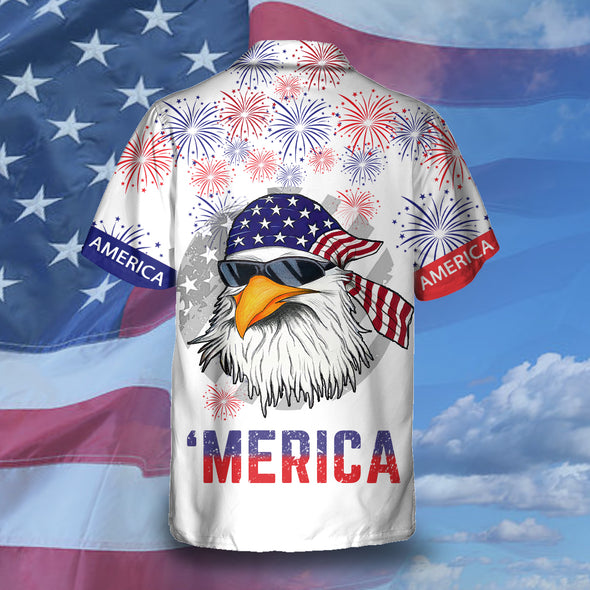 Eagle Merica Hawaiian Shirt - NT - AV1006222