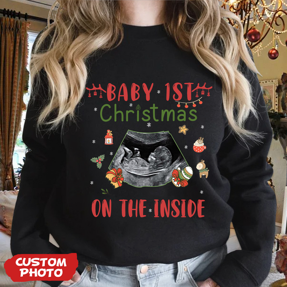 Personalized Gift For Future Mommy Baby 1st Christmas T-shirt, Hoodie, Sweatshirt PP-AV1711224