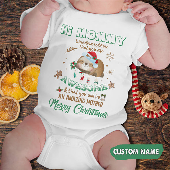 Personalized Gift For Mommy You Are Doing A Great Job Baby Onesie - PP - AV0510222