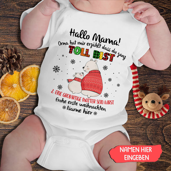 Personalisiertes Geschenk für Mama Baby Onesie - PP - AV2810224