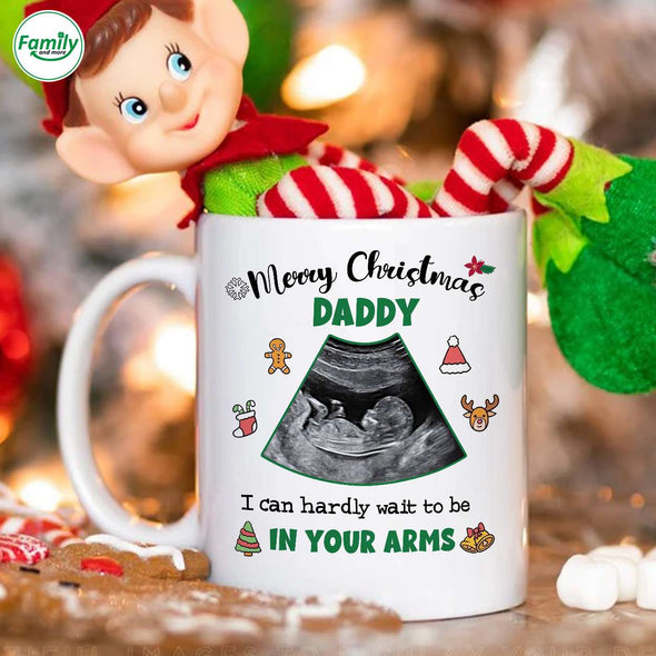 Personalized Gift For Future Daddy I Can Hear You Say You Love Me Mug PP - AV0710222