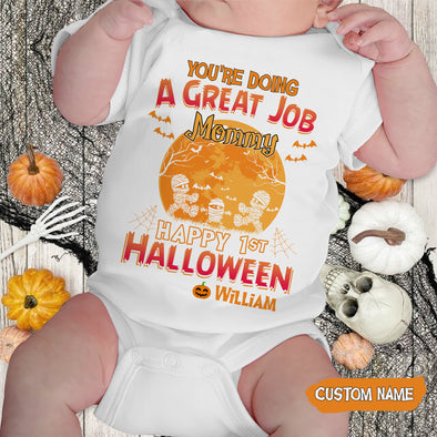 Personalized Gift For Mommy Happy 1st Halloween Onesie - AD-AV2609226