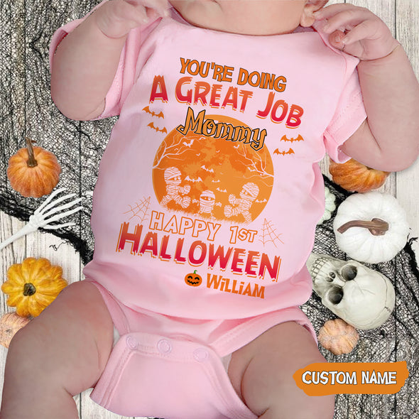Personalized Gift For Mommy Happy 1st Halloween Onesie - AD-AV2609226