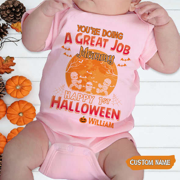 Personalized Gift For Mommy Happy 1st Halloween Onesie - AD-AV2609226