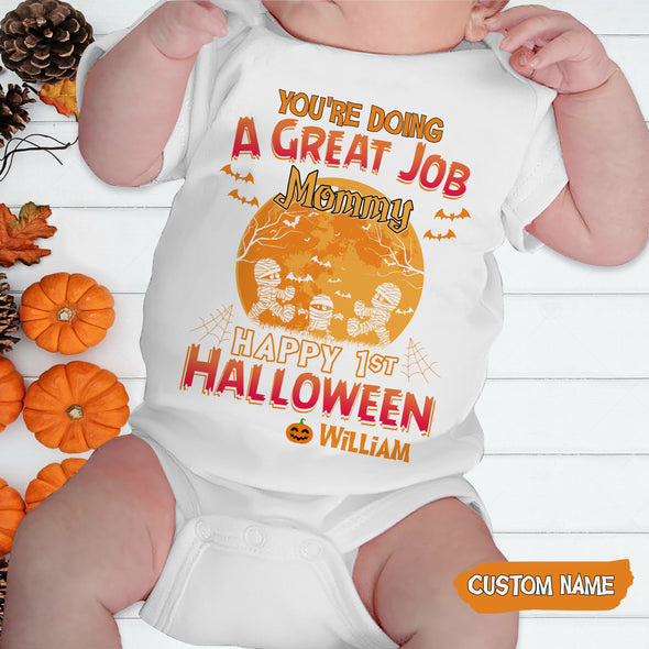 Personalized Gift For Mommy Happy 1st Halloween Onesie - AD-AV2609226