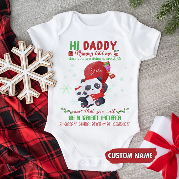 Personalized Gift For Daddy You Will Be A Great Father Baby Onesie - PP - AV0310224